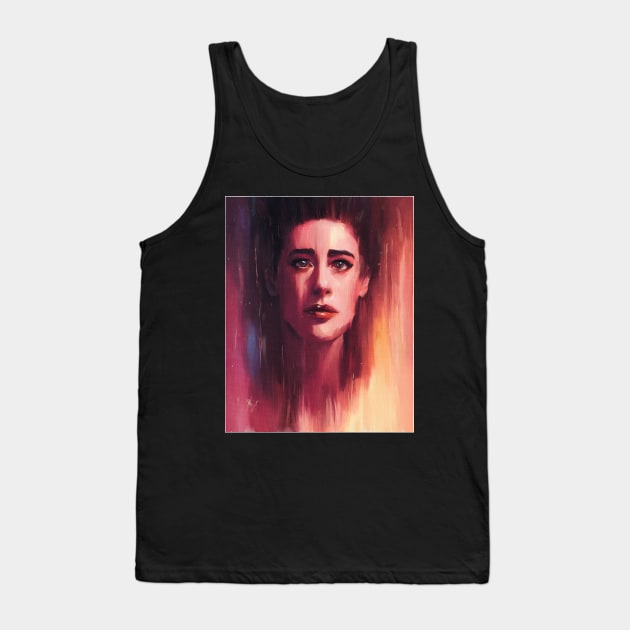 Rachael - Bladerunner Acrylic Series Tank Top by Fallenzeaphine